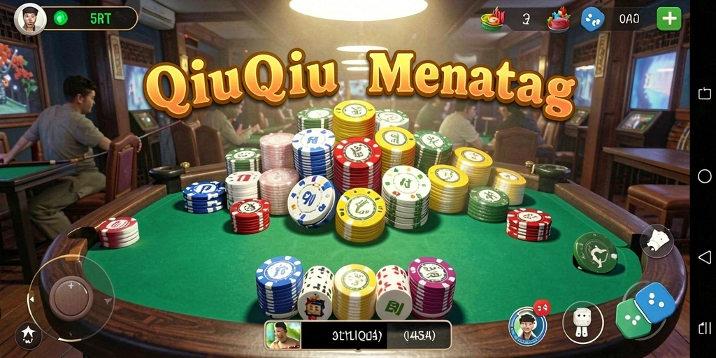 Screenshot menampilkan serunya gameplay QiuQiu di 5RT.