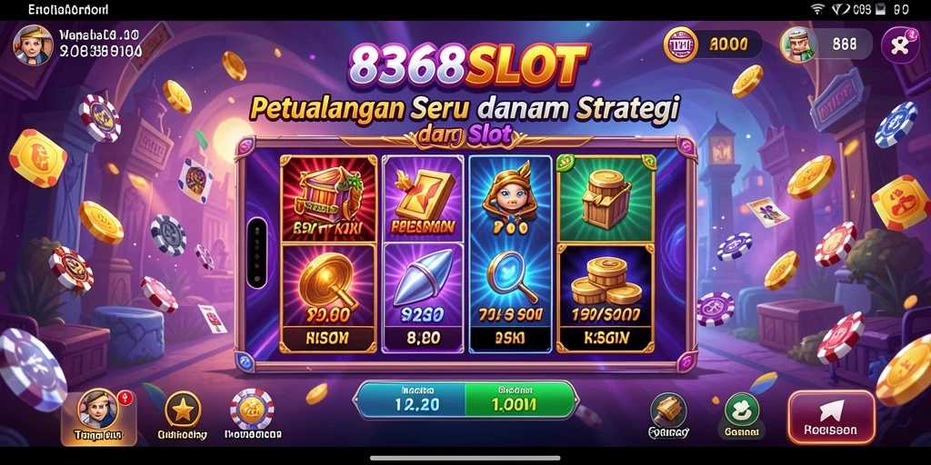 Tampilan gameplay yang menarik dalam 8368SLOT dengan elemen strategis terintegrasi.