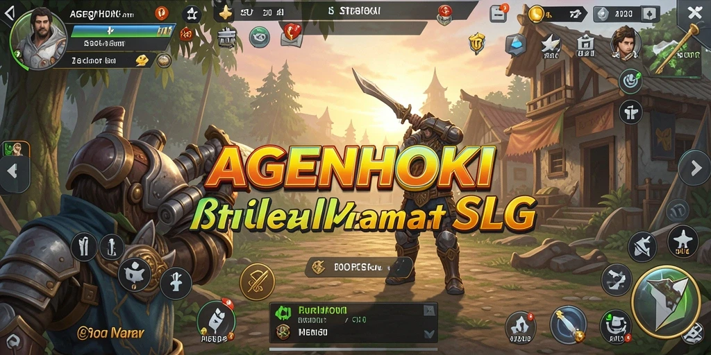 Screenshot gameplay AGENHOKI menampilkan aksi strategis yang menarik.