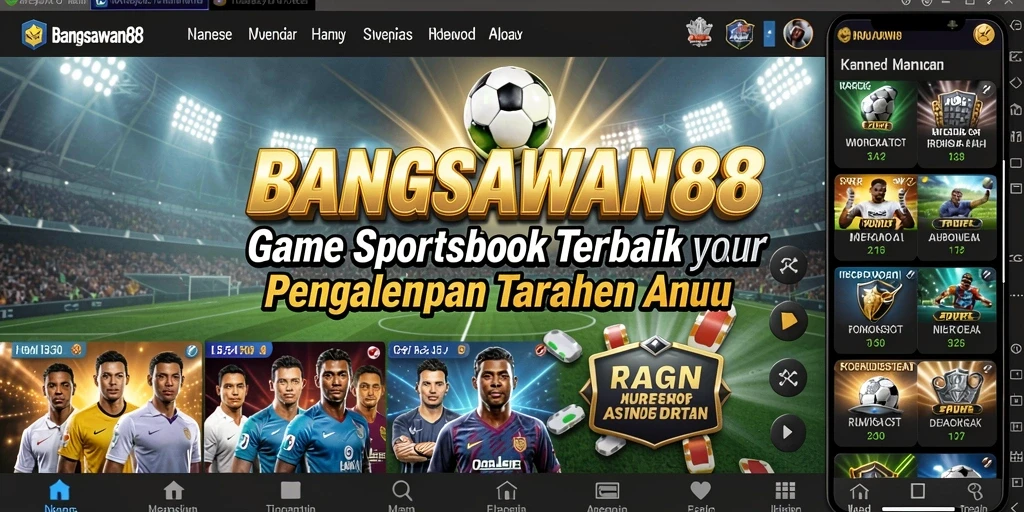 Tampilan gameplay BANGSAWAN88 yang menarik dalam taruhan olahraga.