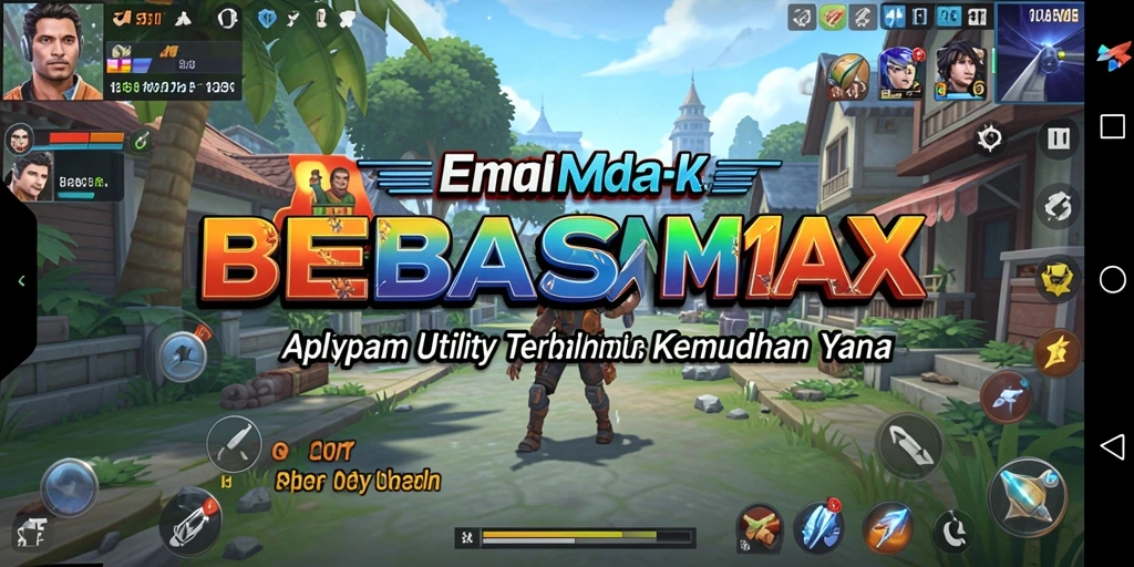 Tampilan antarmuka BEBASMAX yang memudahkan navigasi.