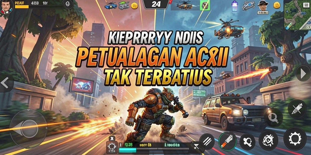 Tampilan aksi mendebarkan dengan gameplay seru di PPRRYY.