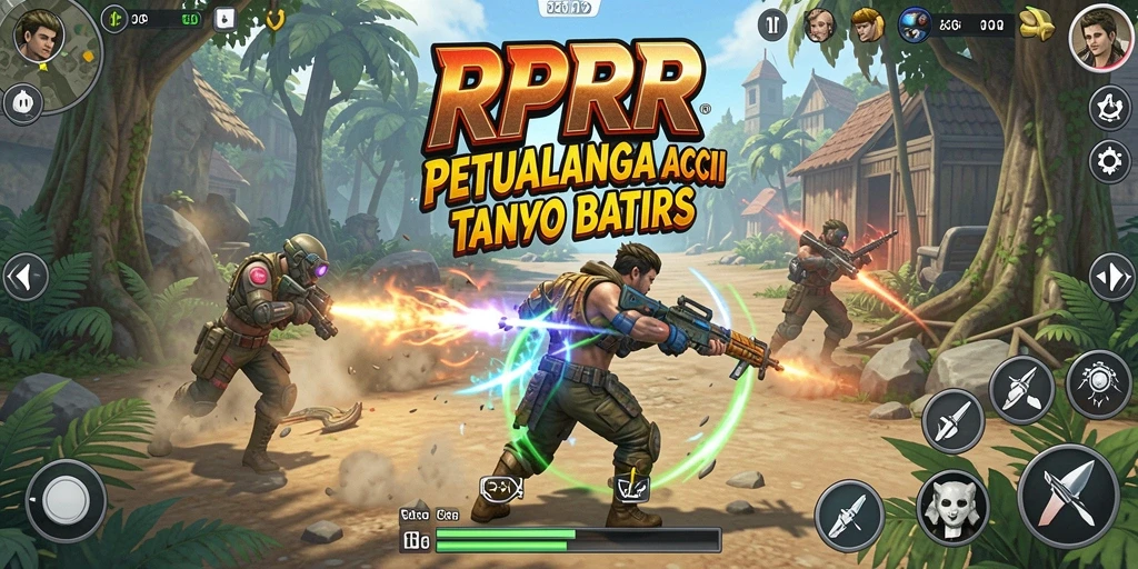 Tangkapan layar gameplay RPRR yang menunjukkan aksi mendebarkan.