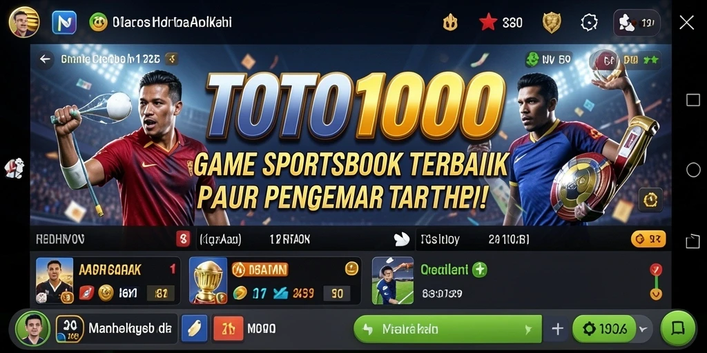 Screenshot TOTO1000 menampilkan antarmuka taruhan yang menarik dan interaktif.